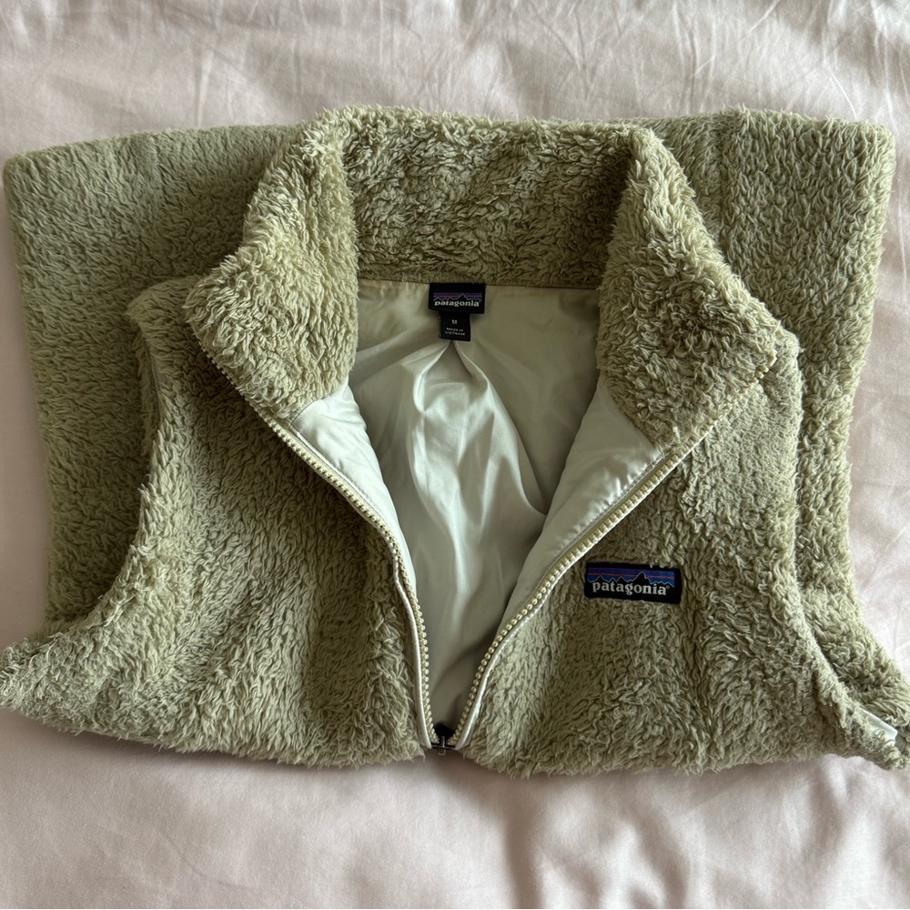Patagonia Tan Fleece Vest